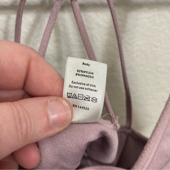 Velocity Strappy Sports Bra - Pink - Size Medium - Picture 4 of 5